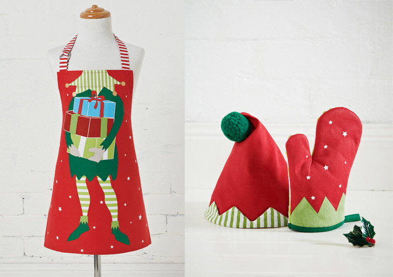 Ladelle Santas Little Helper Kids Chef Set