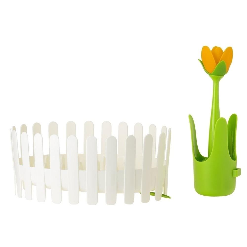 Vigar Flower Power Dish & Cutlery Drainer Set