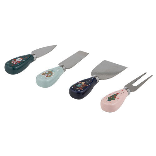 Ladelle Dasher 14 4pc Cheese Knife Set
