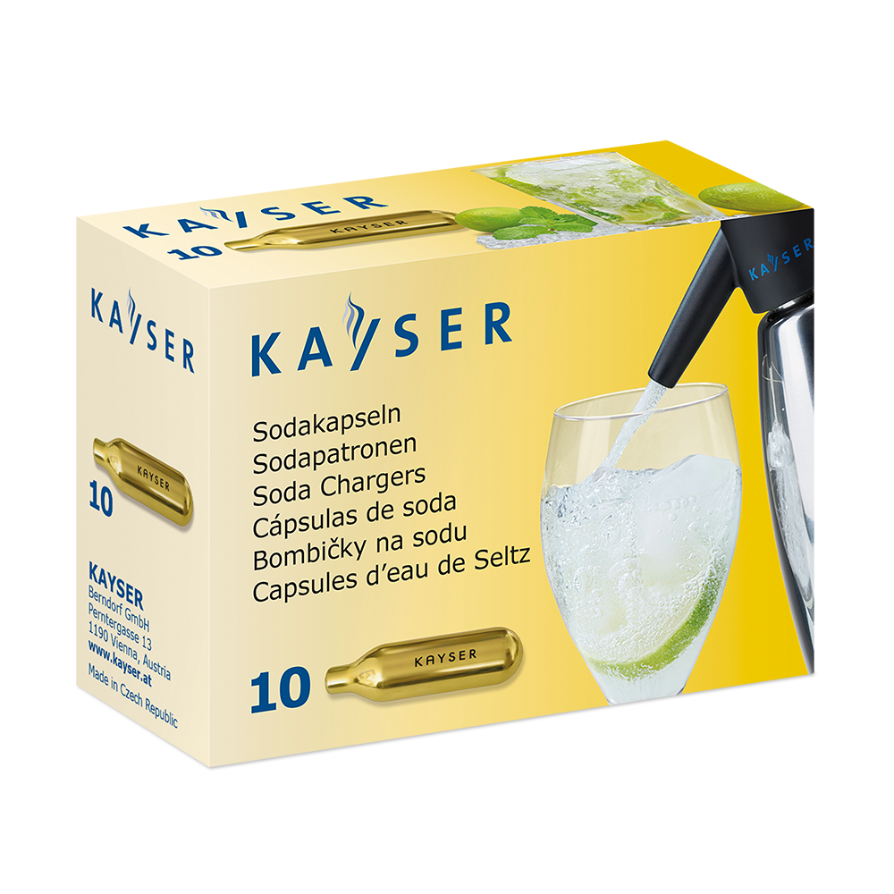 Kayser Soda Charger Bulbs – Pack of 10