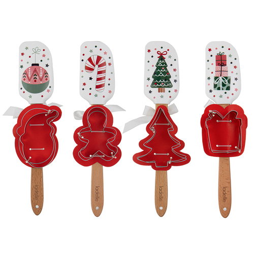 Ladelle Festive Fun Assorted Spatula & Cookie Cutter