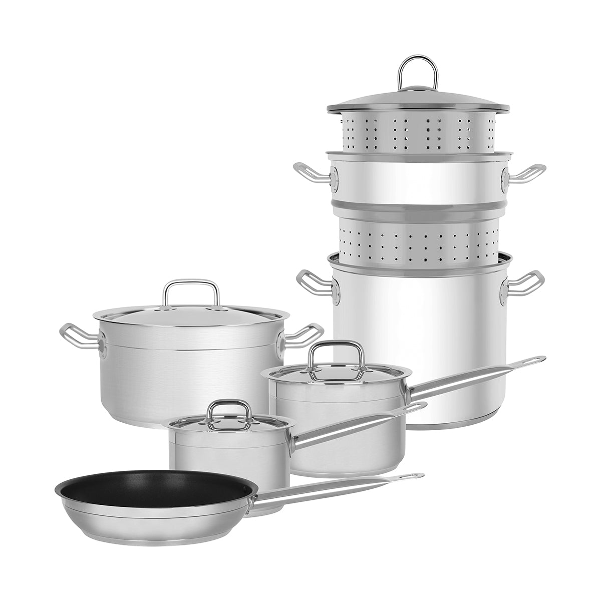 Chef Inox Professional Cookware Set 7pc