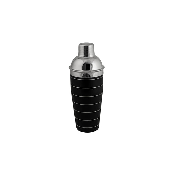 Moda Cocktail Shaker - 3 Piece (750ml - Black)