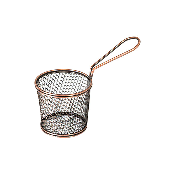 Moda Brooklyn Round Service Basket - Antique Copper (80x90mm)