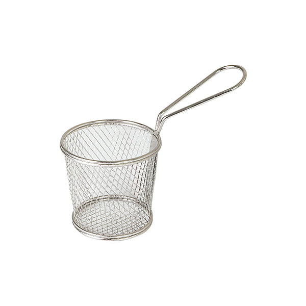 Moda Brooklyn Round Service Basket (80x90mm - Stainless Steel)