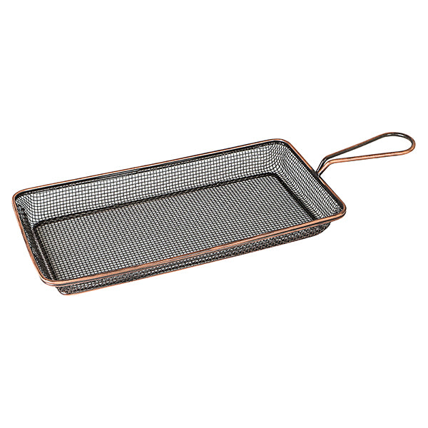 Moda Brooklyn Rectangular Service Basket - Antique Copper (260x130x30mm)