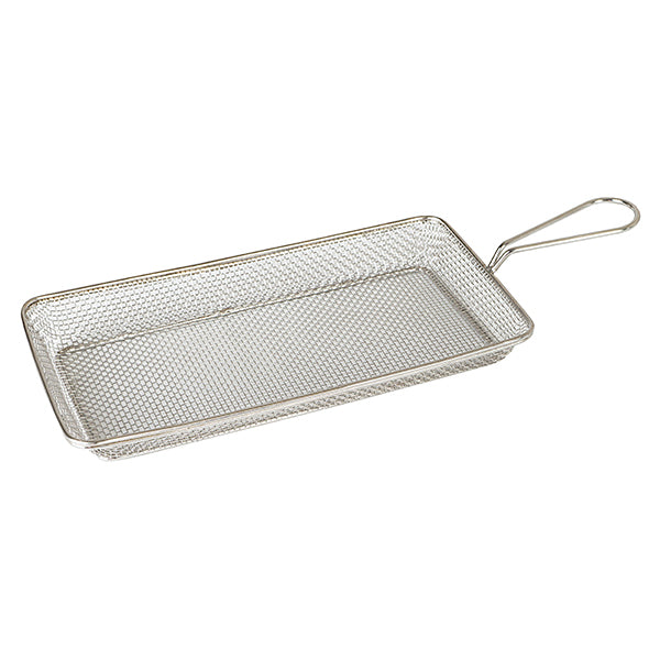 Moda Brooklyn Rectangular Service Basket (260x130x30mm - Stainless Steel)
