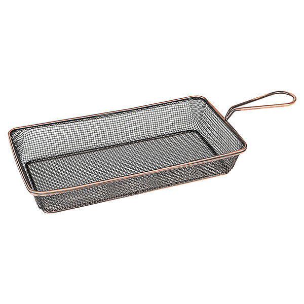 Moda Brooklyn Rectangular Service Basket - Antique Copper (260x130x50mm)