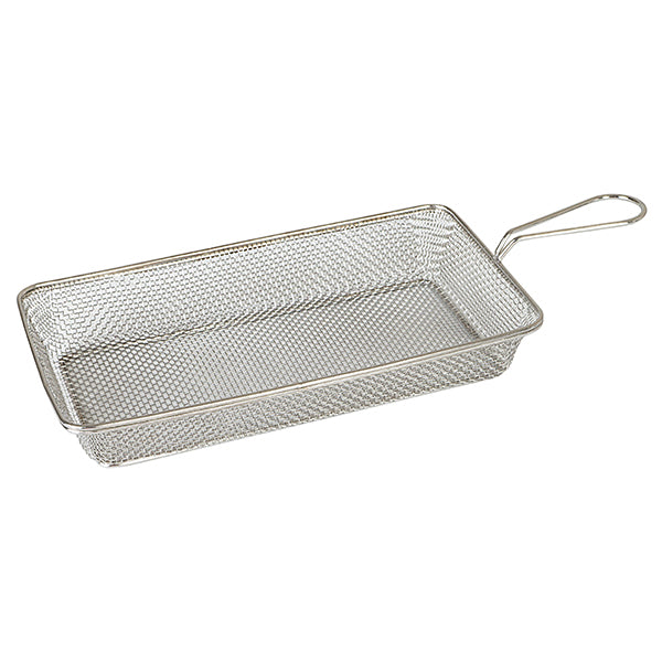 Moda Brooklyn Rectangular Service Basket (260x130x50mm - Stainless Steel)