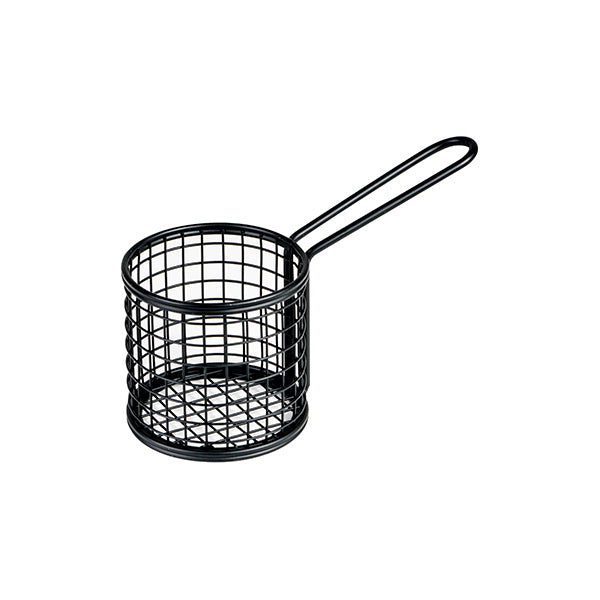 Moda Soho Round Service Basket - Black (84x80x180mm)