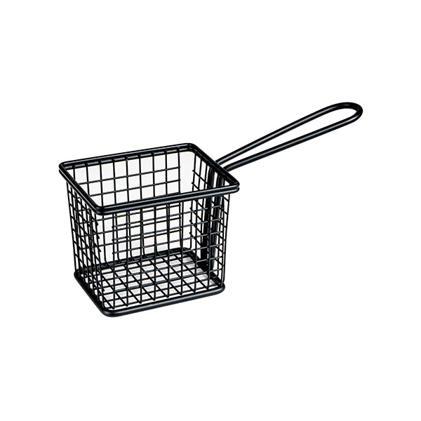 Moda Soho Rectangular Service Basket - Black (94x78x80mm)