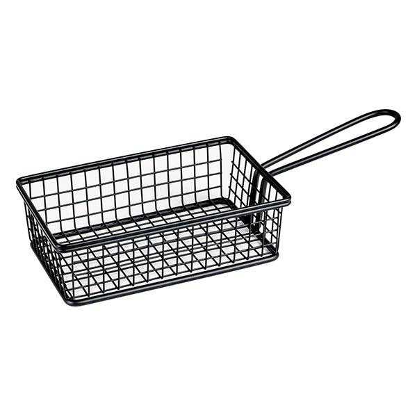 Moda Soho Rectangular Service Basket - Black (160x104x50mm)