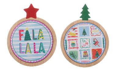 Ladelle Fa La La Mixed Pack 12 Serving Board