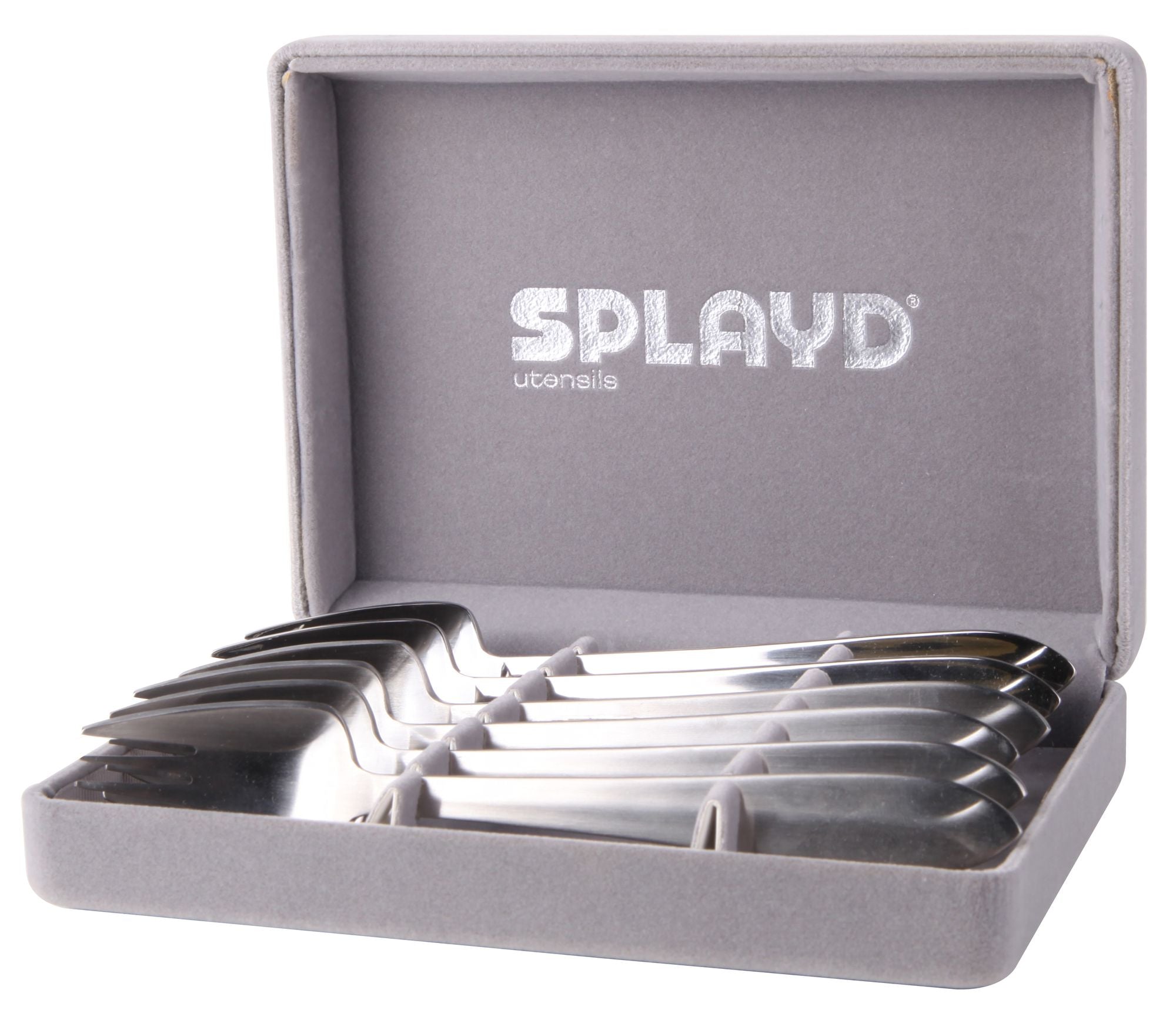 Splayd Luxury Satin Stainless Steel Mini Splayd Set 6 Piece