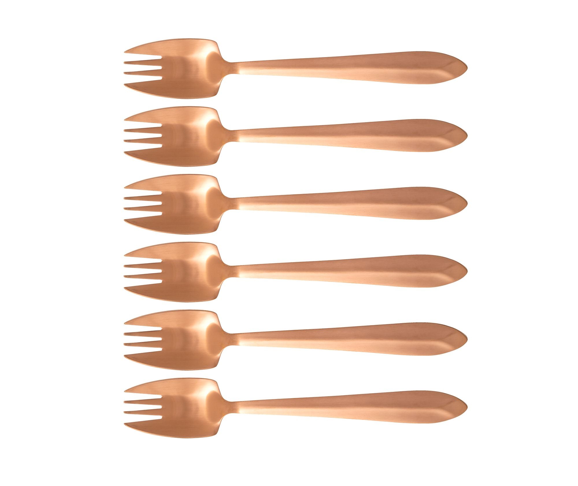 Splayd Black Label Rose Gold Satin Splayd Set 6 Piece