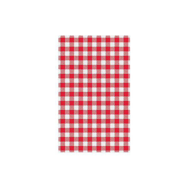 Moda Greaseproof Paper - Gingham - Red & White (190x310mm Pack of 200 Sheets - Red Gingham)