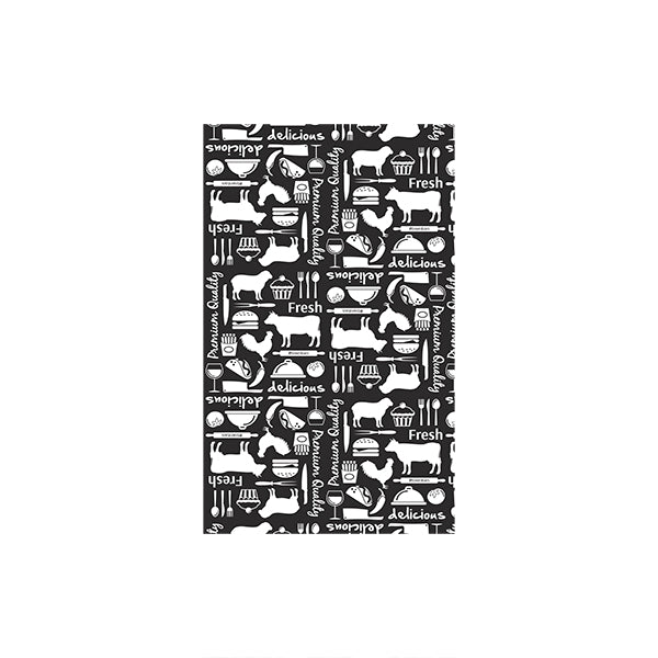 Moda Greaseproof Paper - Fresh Paper - Black & White (190x310mm Pack of 200 Sheets)