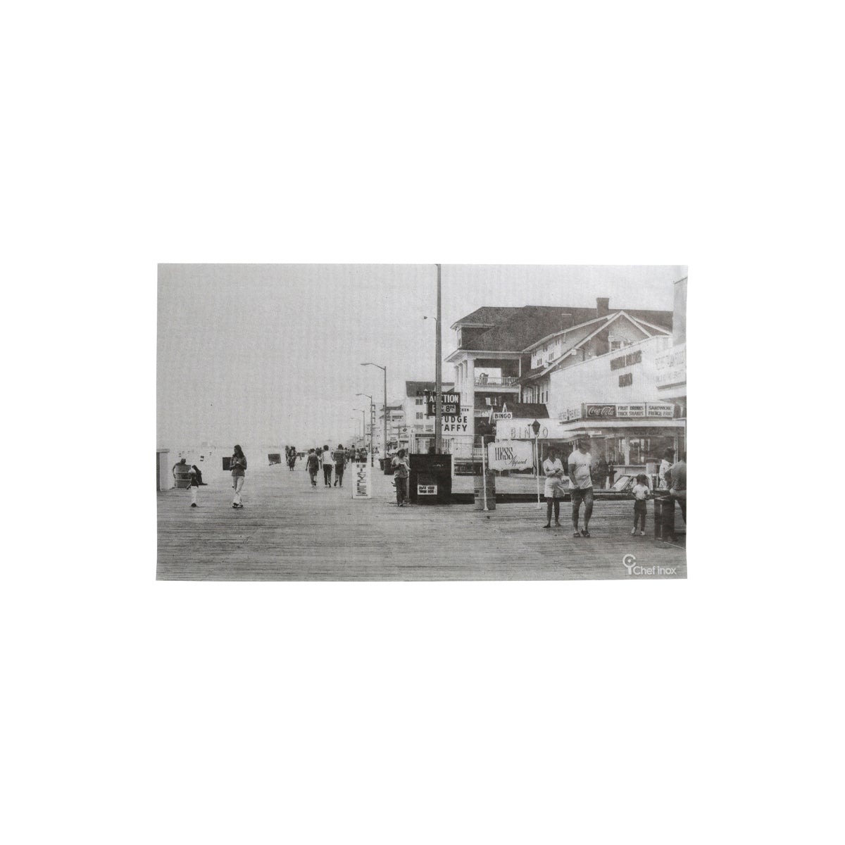 Chef Inox Greaseproof Paper Vintage Coney Island Boardwalk 190x310mm (200 Sheet)