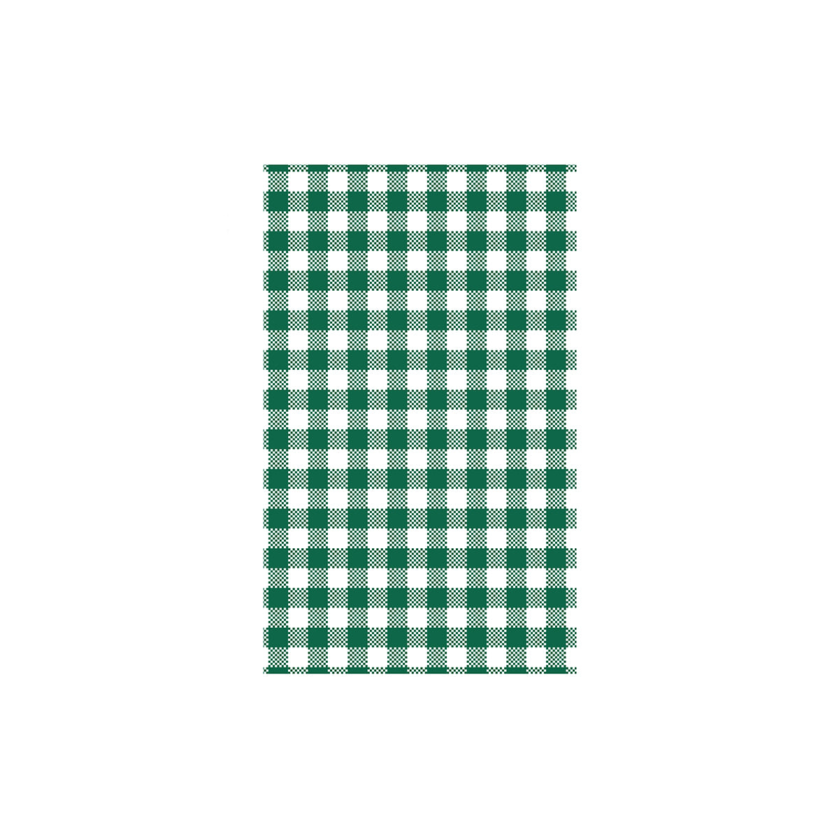 Moda Greaseproof Paper - Gingham - Green & White (190x310mm Pack of 200 Sheets - Green Gingham)