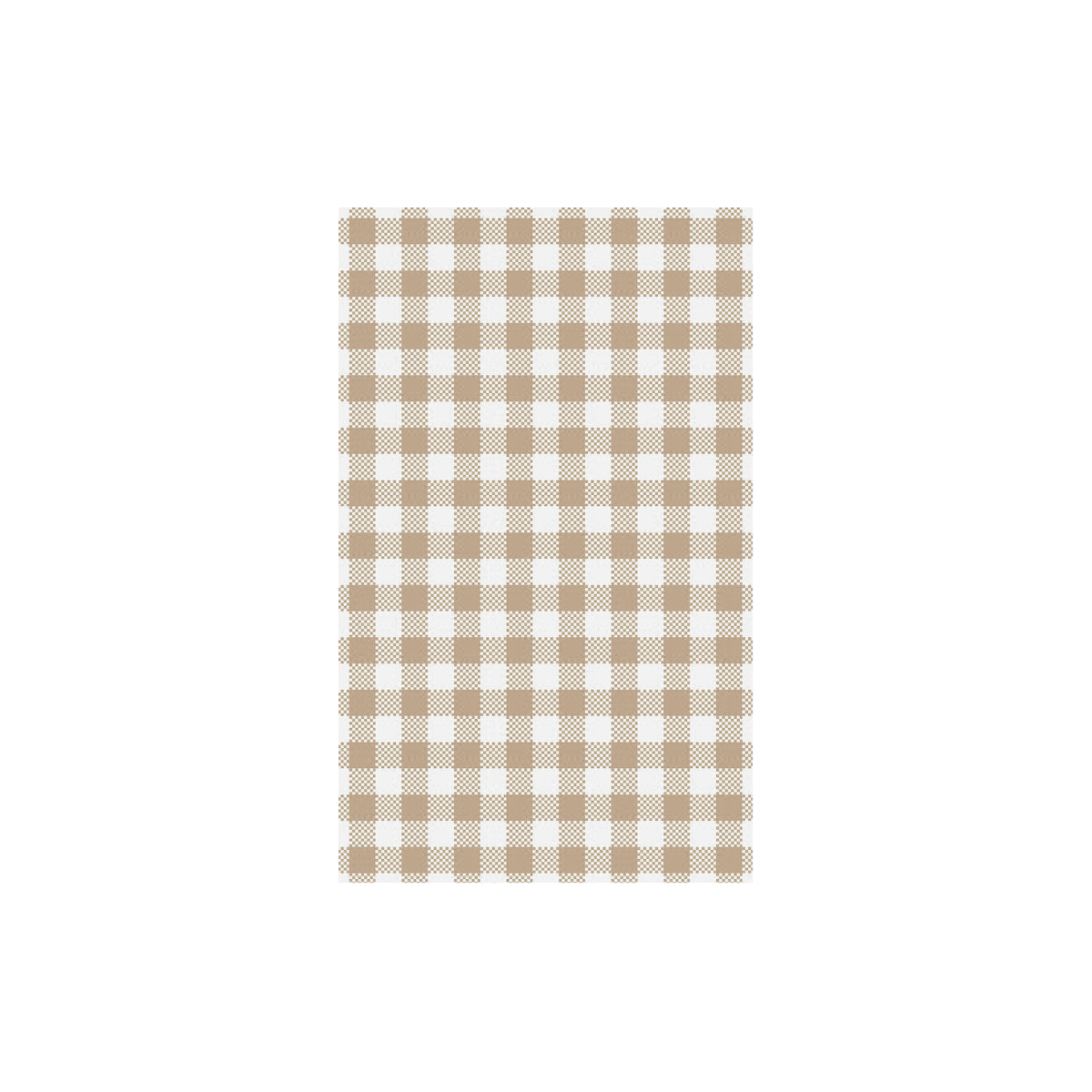 Moda Greaseproof Paper - Gingham - Coffee & White (190x310mm Pack of 200 Sheets - Coffee Gingham)
