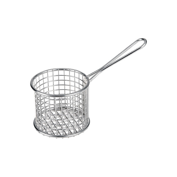 Athena Round Service Basket (93x79x150mm 200mm - Stainless Steel)