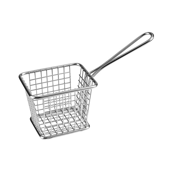 Athena Rectangular Service Basket (94x78x78mm 207mm - Stainless Steel)