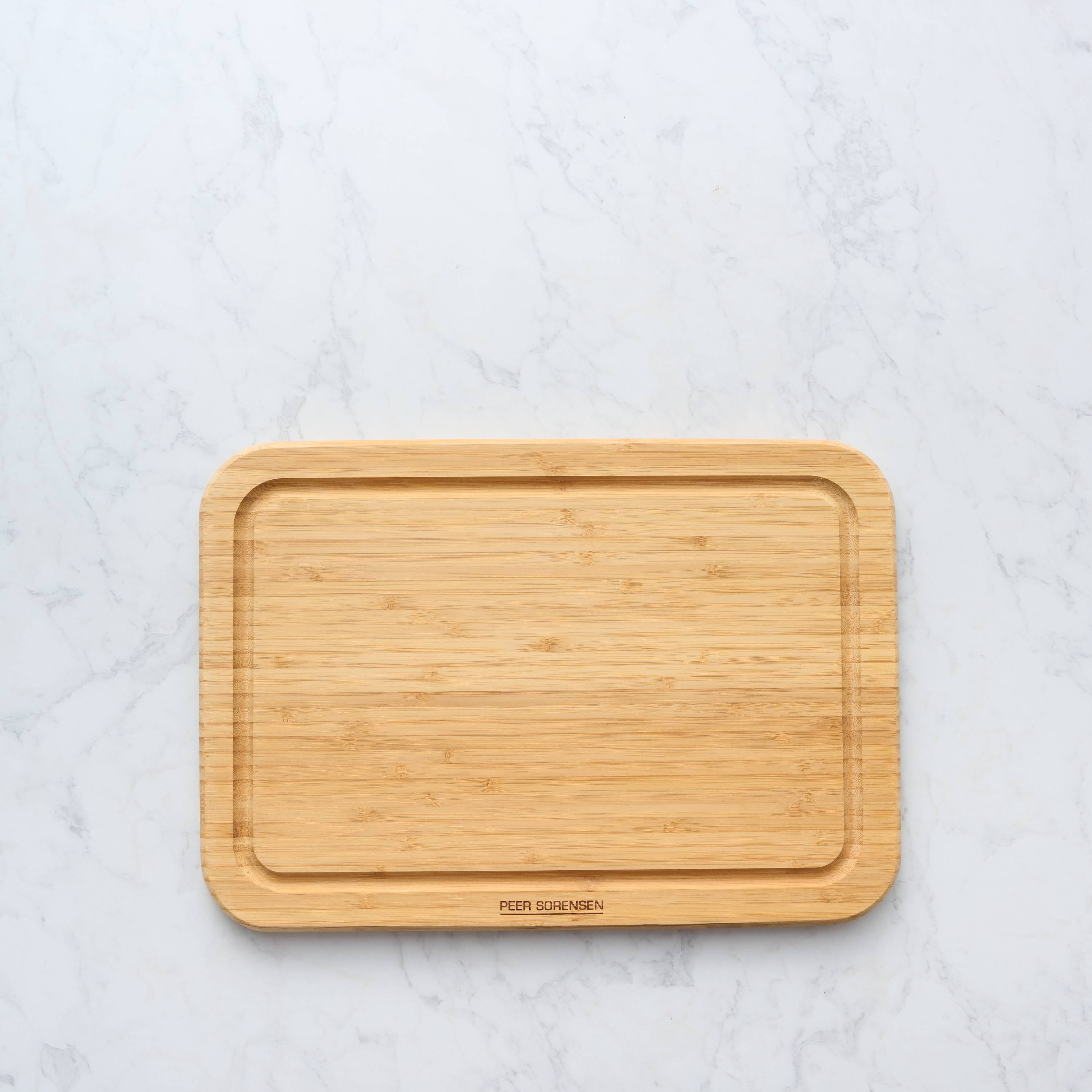 Peer Sorensen Reversible Chopping Board with Juice Groove 42x29cm - Bamboo