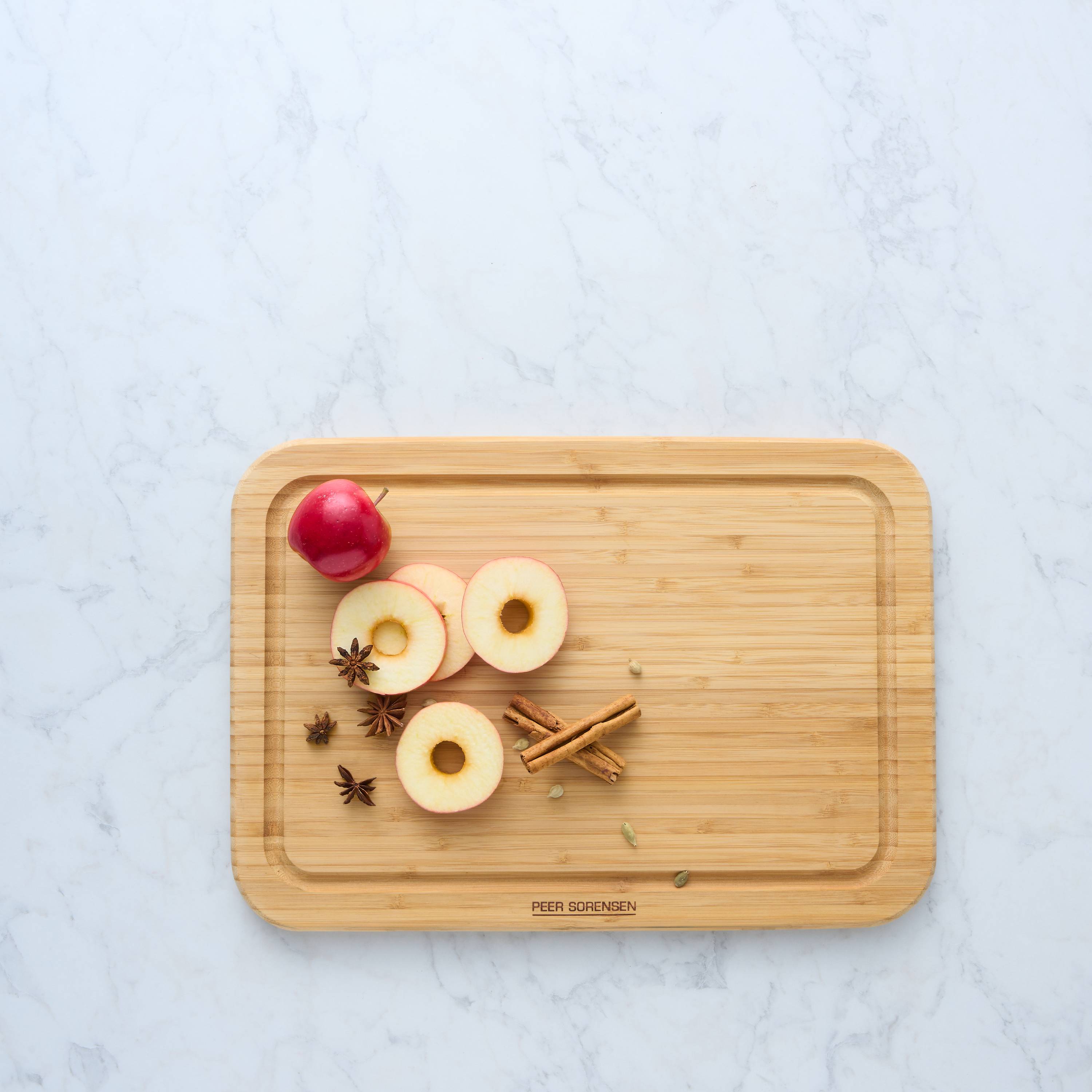 Peer Sorensen Reversible Chopping Board with Juice Groove 42x29cm - Bamboo