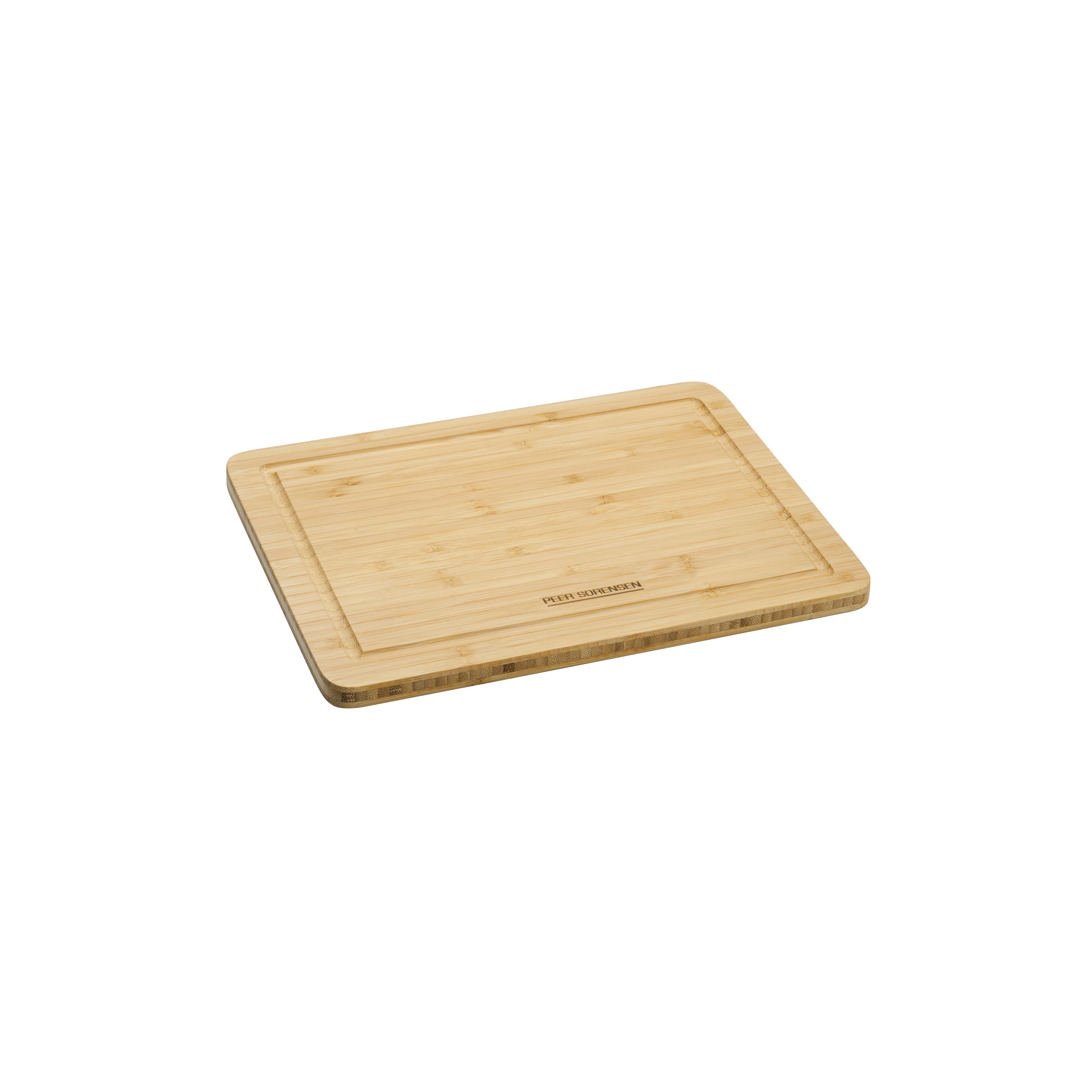 Peer Sorensen Tri-Ply Bamboo Cutting Board with Juice Groove 27 × 20 cm