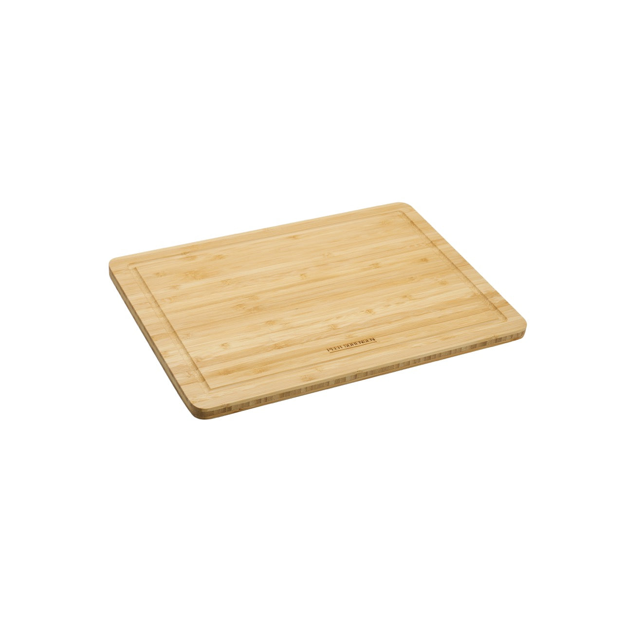 Peer Sorensen Tri-Ply Bamboo Cutting Board with Juice Groove 33 × 24 cm