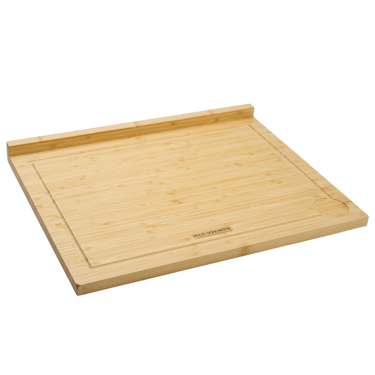 Peer Sorensen Tri-Ply Bamboo Counter-Edge Cutting Board 50 × 40 cm – Reversible with Juice Groove