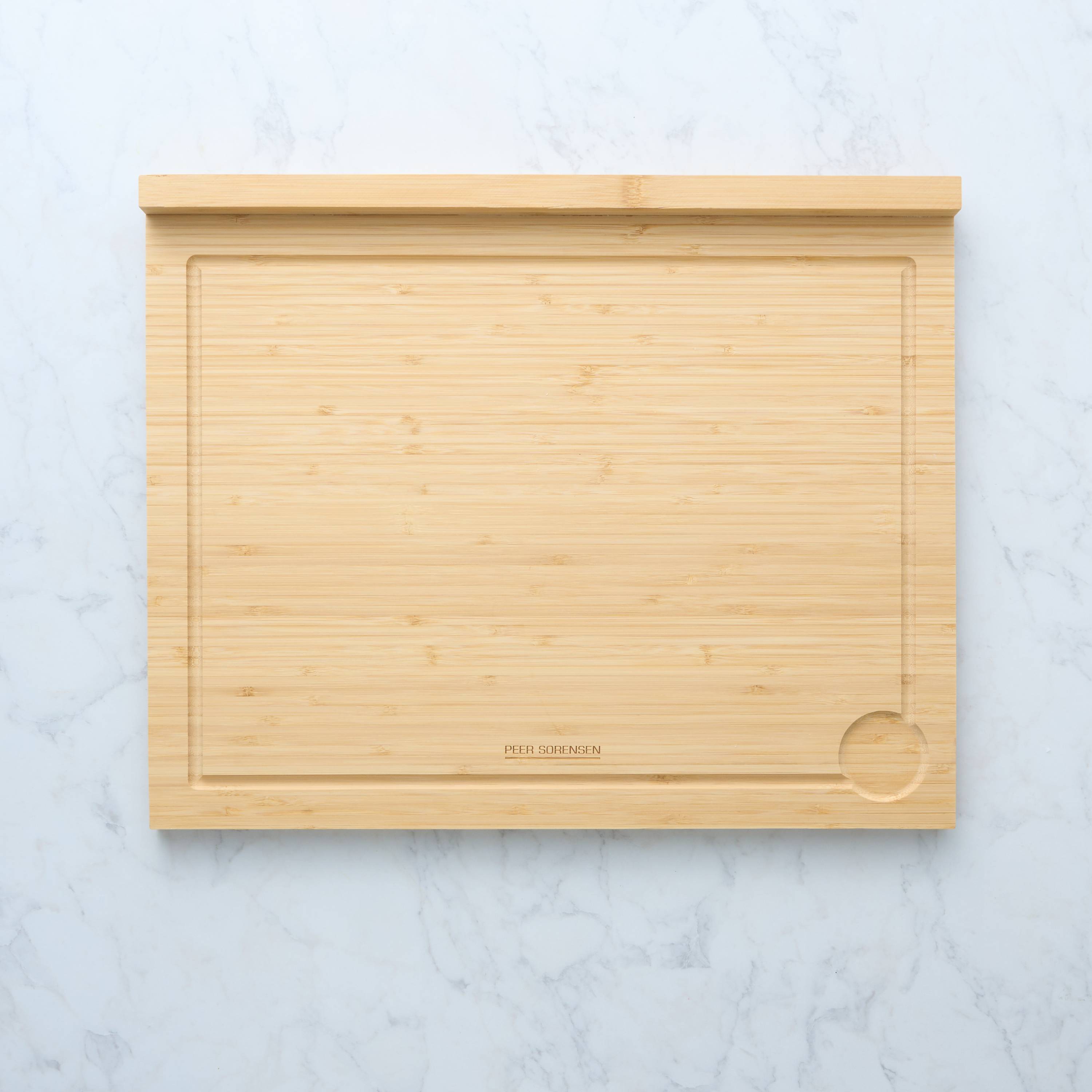Peer Sorensen Counter Edge Reversible Cutting Board with Juice Groove 50x40x2cm - Bamboo