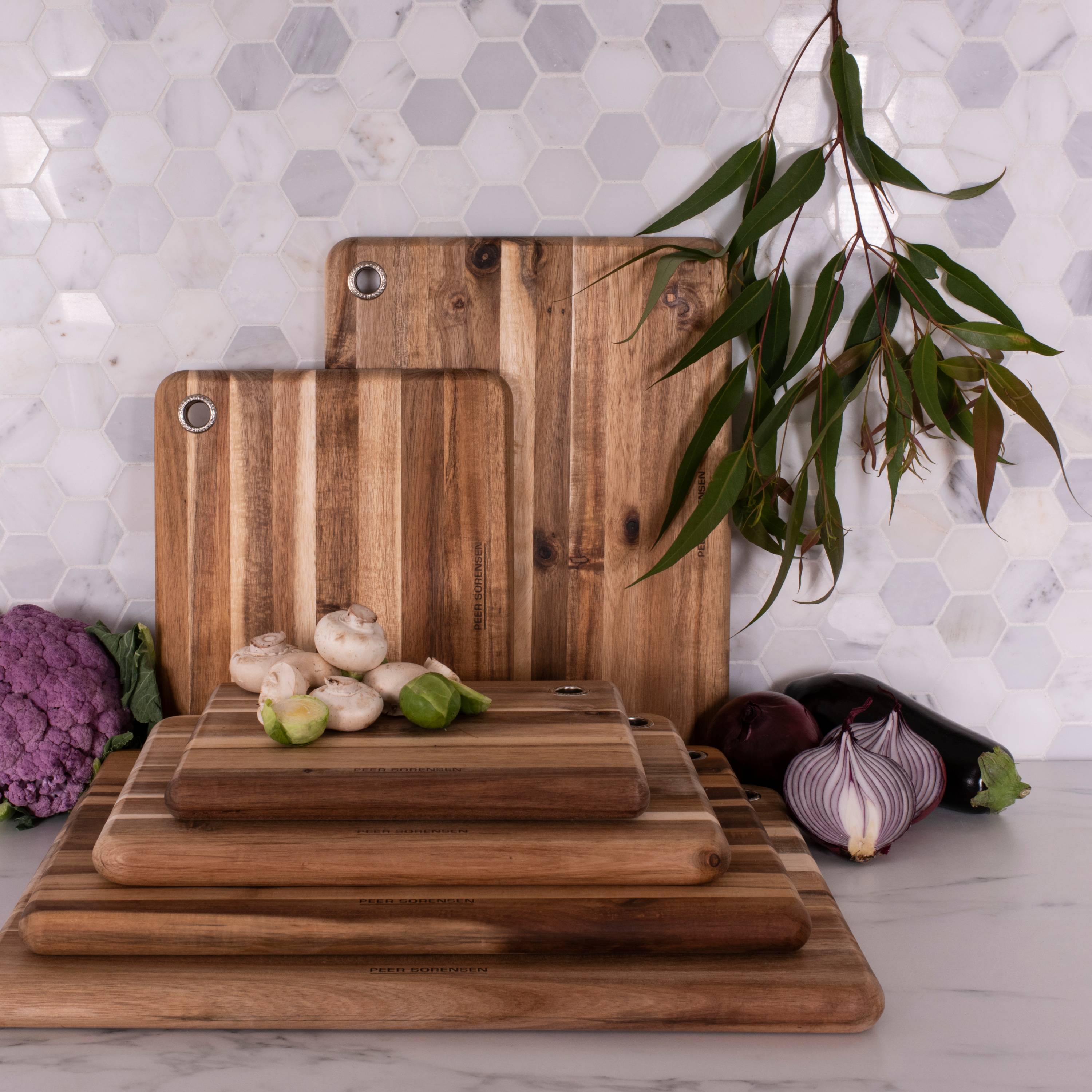 Peer Sorensen Long Grain Cutting Board 47.5x35x2.5cm - Acacia Wood