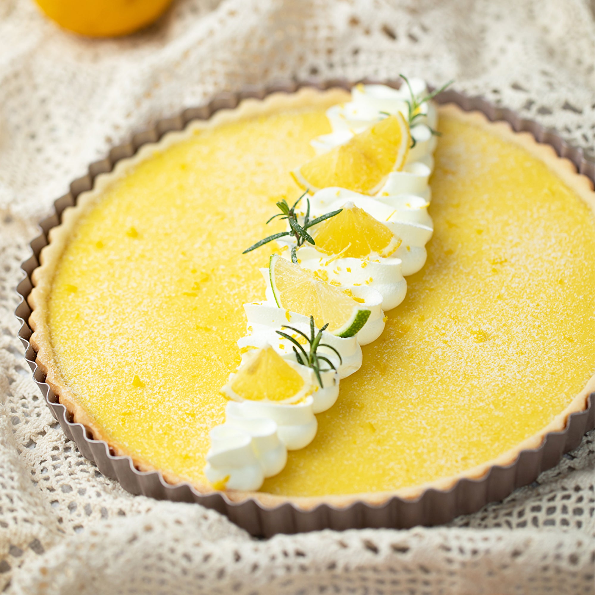 CHEFMADE Round Tart & Quiche Pan with Loose Base 24cm (WK9063)