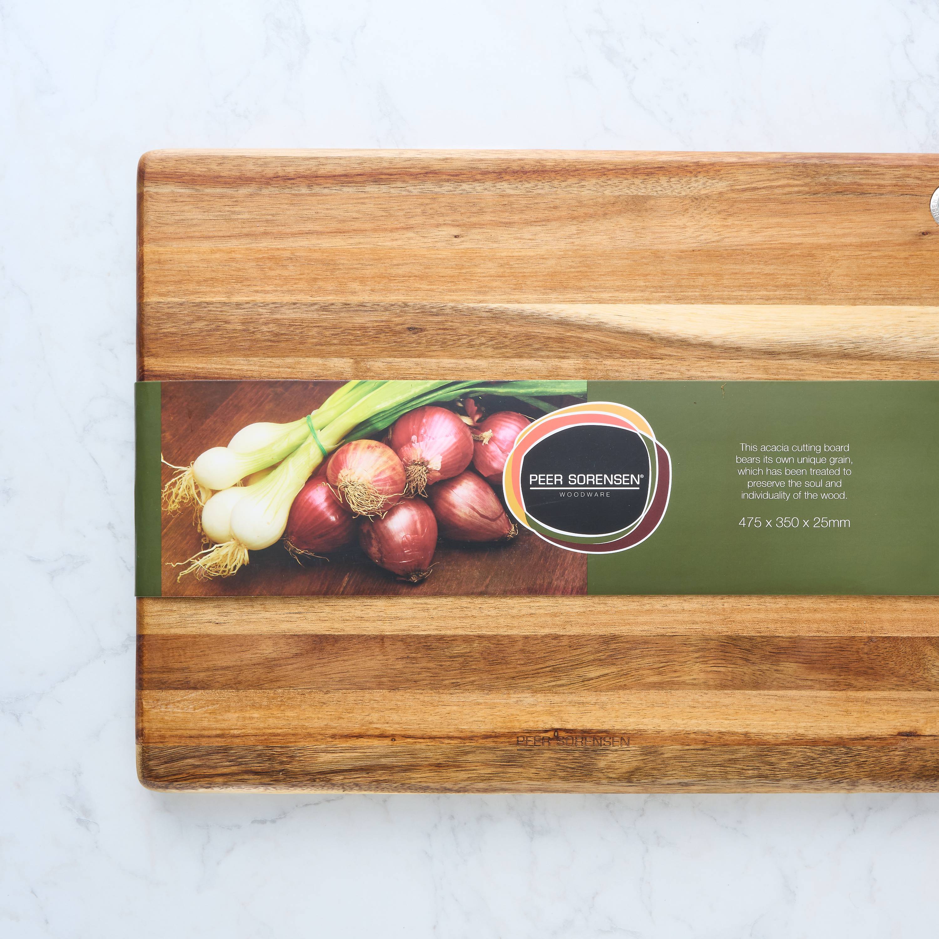 Peer Sorensen Long Grain Cutting Board 47.5x35x2.5cm - Acacia Wood