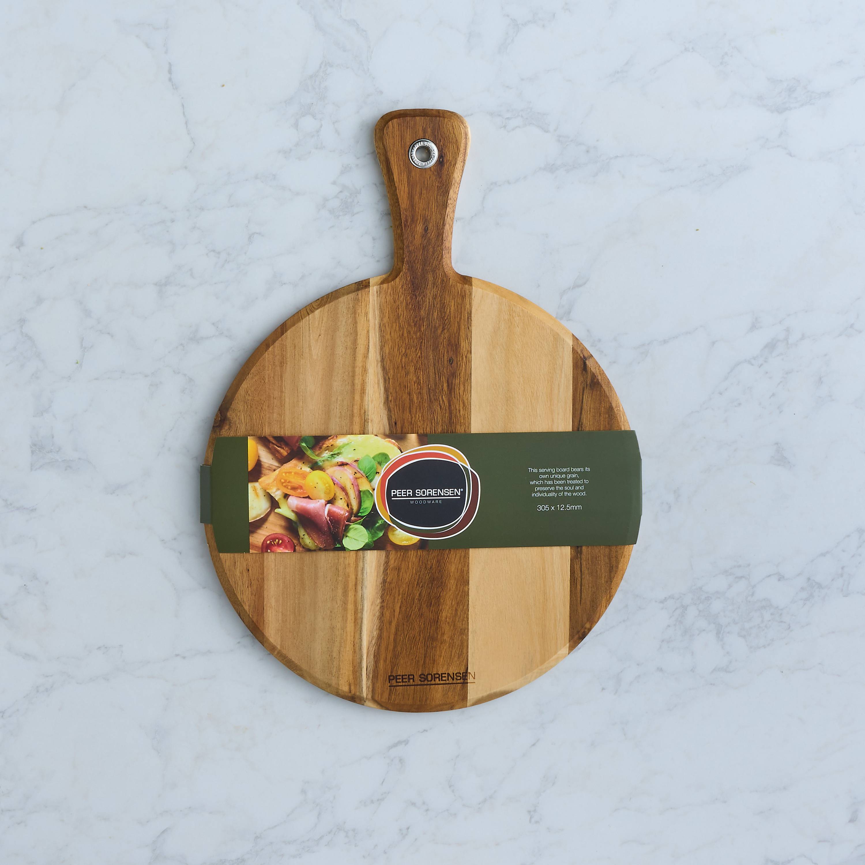 Peer Sorensen Round Paddle Serving Board 42x30.5x1.2cm - Acacia Wood