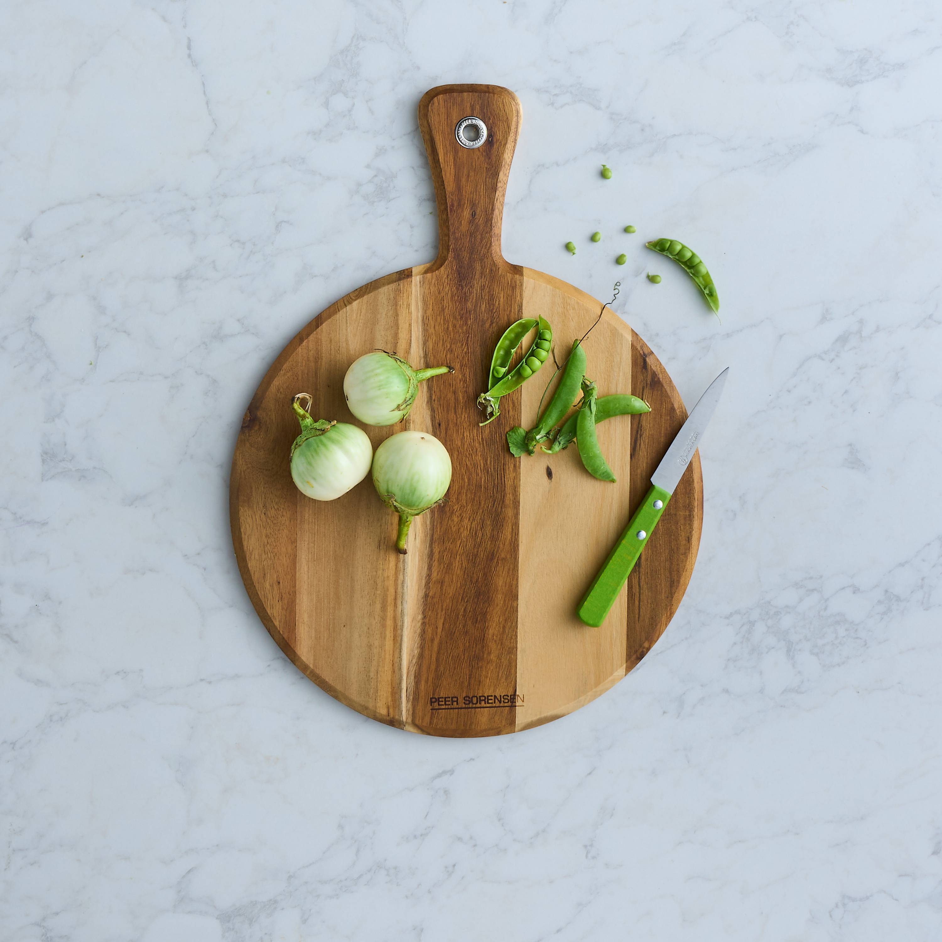 Peer Sorensen Round Paddle Serving Board 42x30.5x1.2cm - Acacia Wood