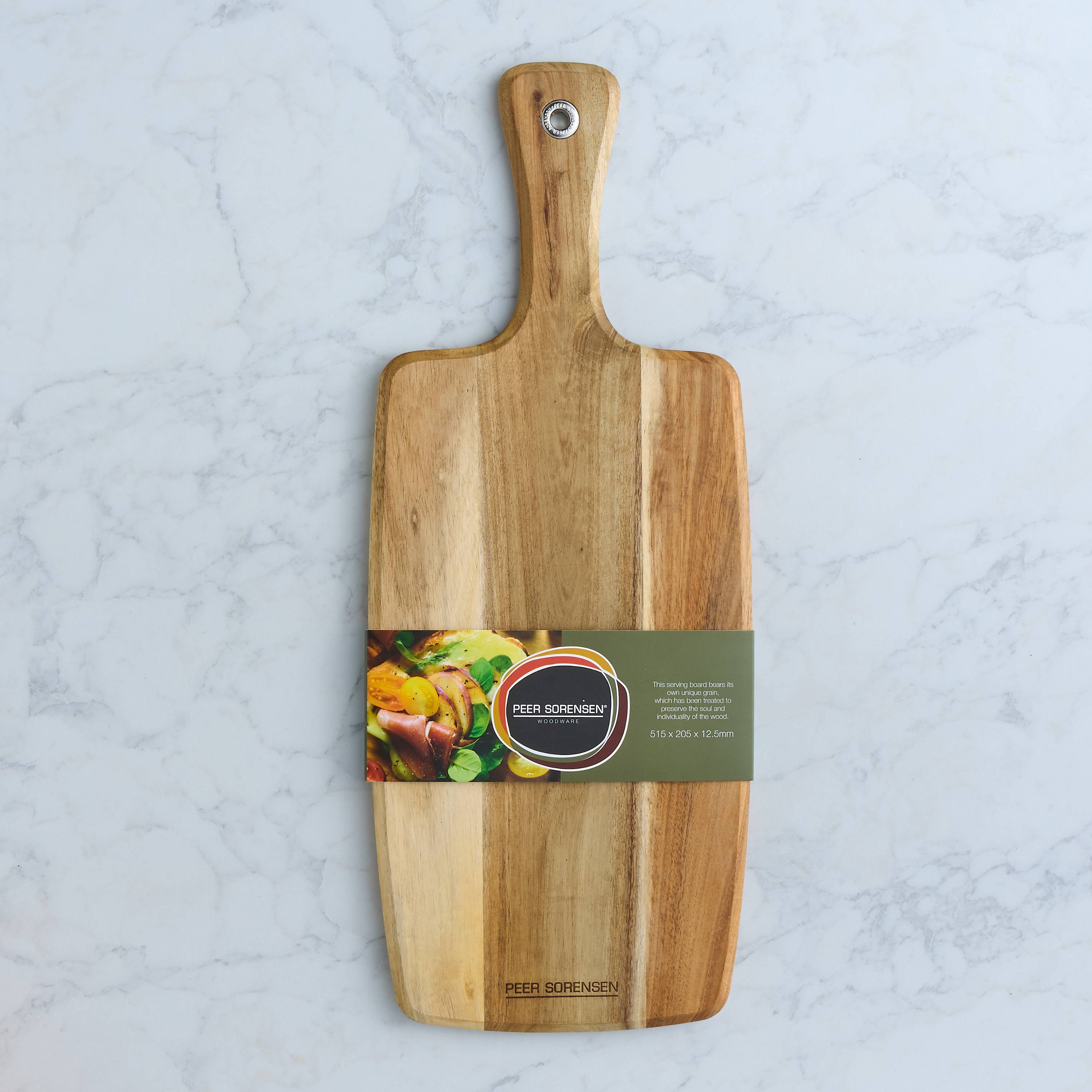 Peer Sorensen Paddle Serving Board 51.5x20.5x1.2cm - Acacia Wood