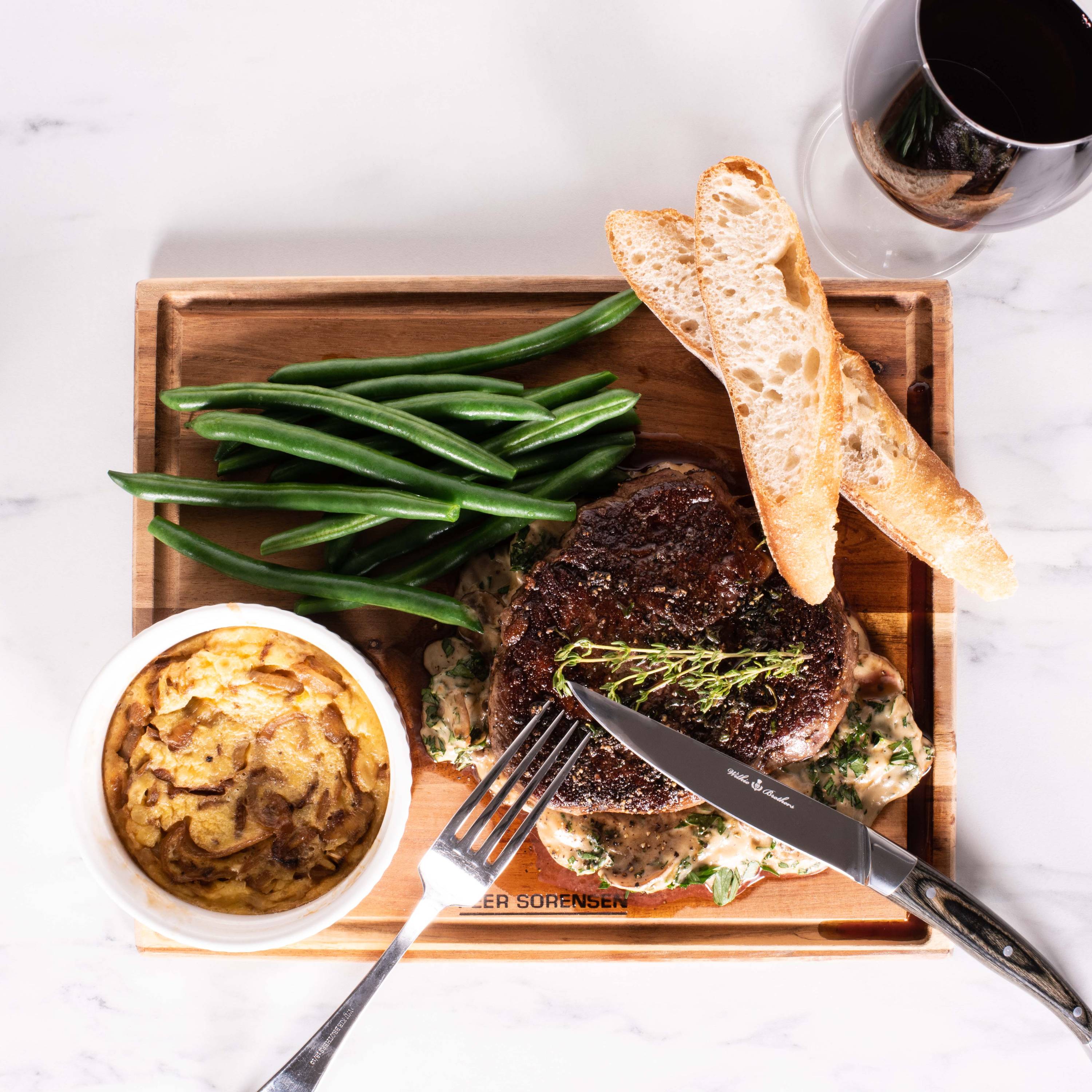 Peer Sorensen Steak Serving Board 30x25x1.2cm - Acacia Wood