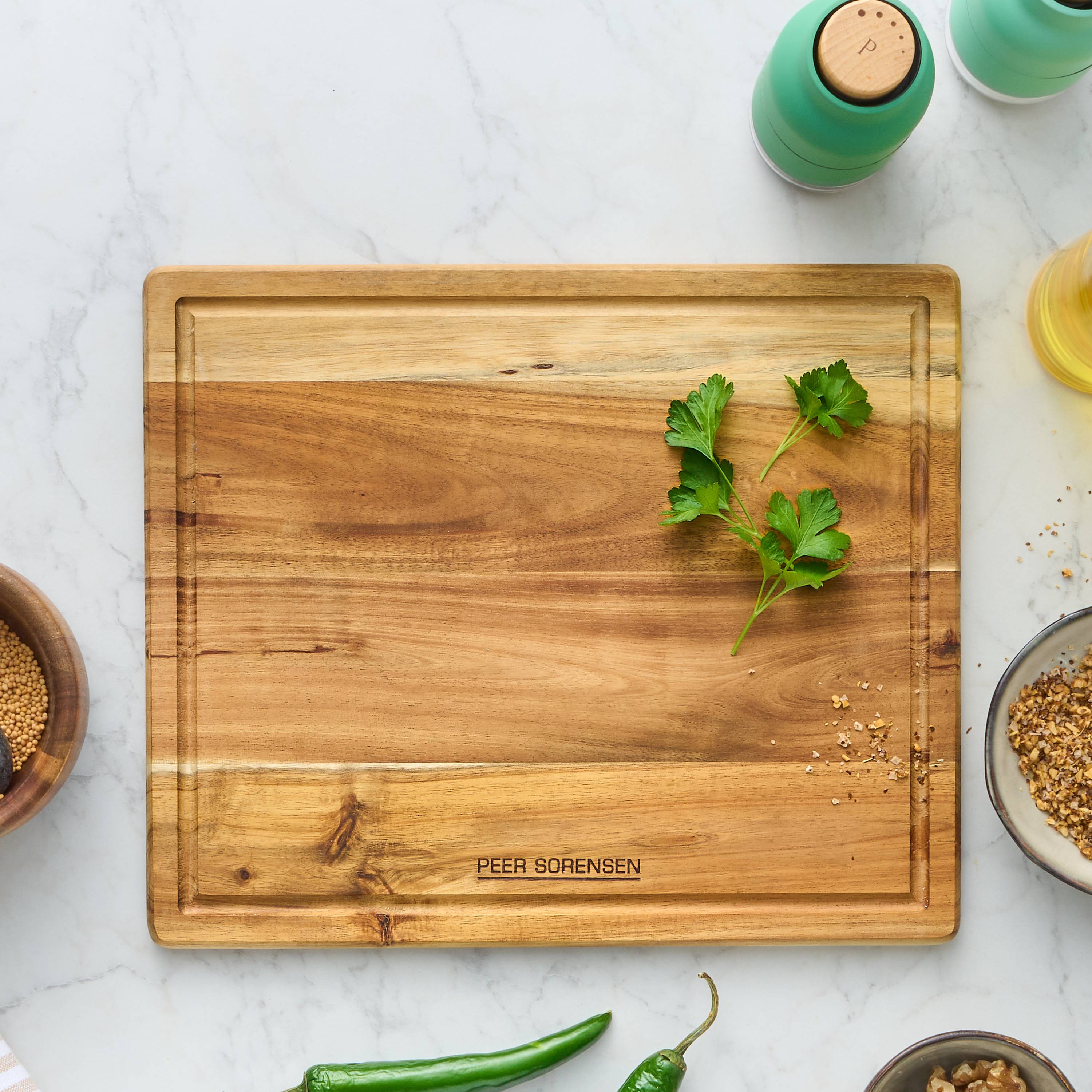 Peer Sorensen Steak Serving Board 30x25x1.2cm - Acacia Wood