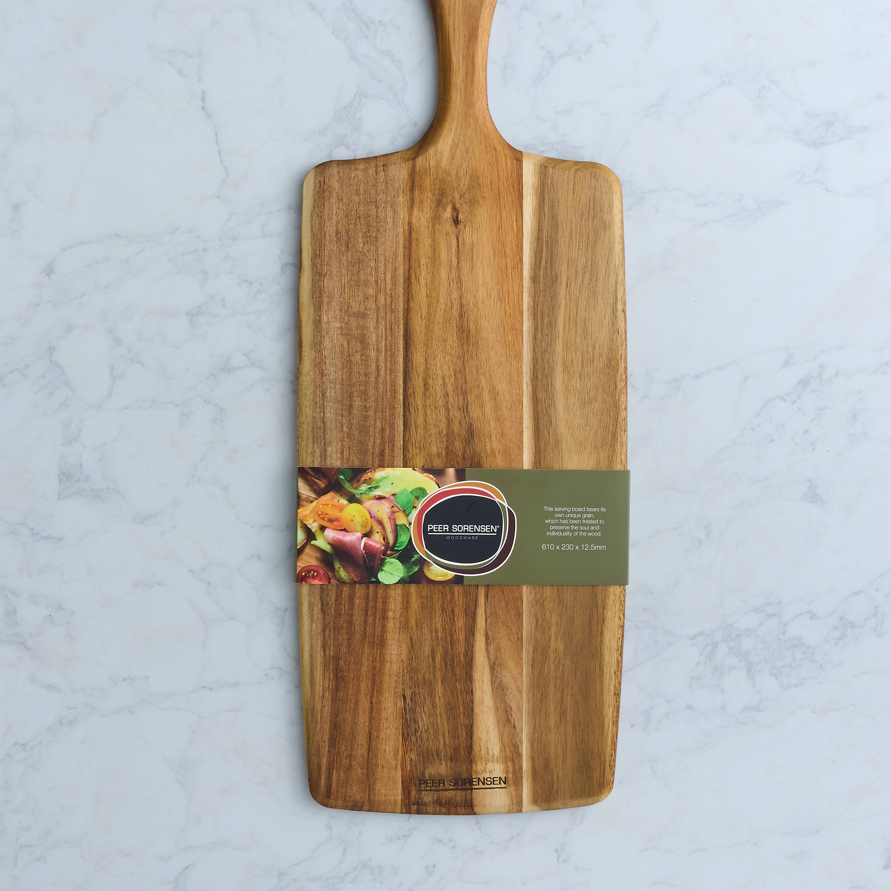 Peer Sorensen Paddle Serving Board 61x23x1.2cm - Acacia Wood