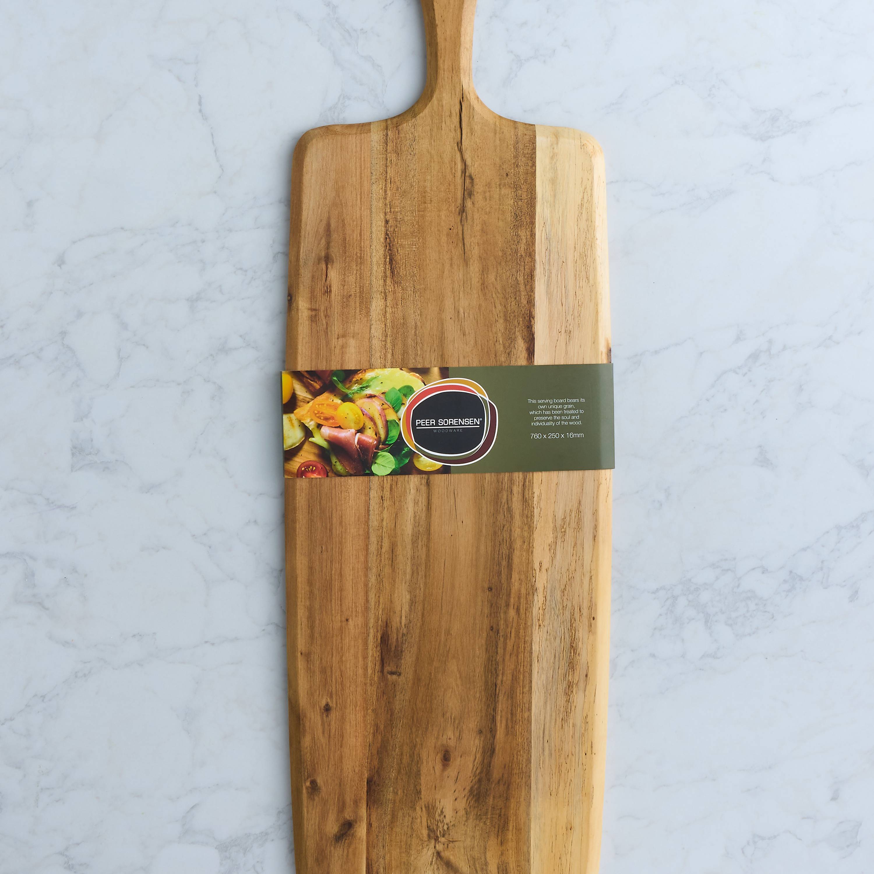 Peer Sorensen Paddle Serving Board 76x25x1.6cm - Acacia Wood