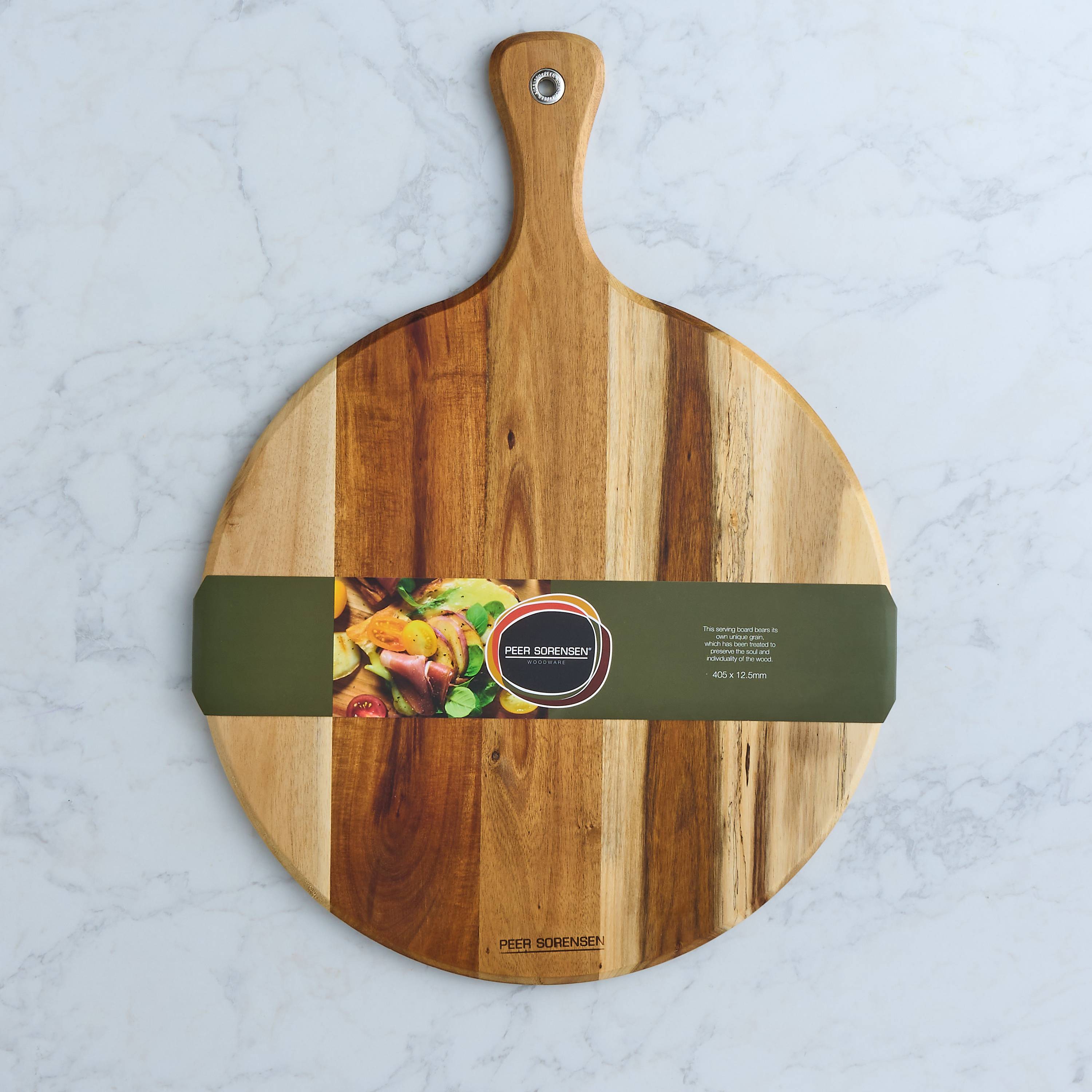 Peer Sorensen Round Paddle Serving Board 54.5x40.5x1.2cm - Acacia Wood