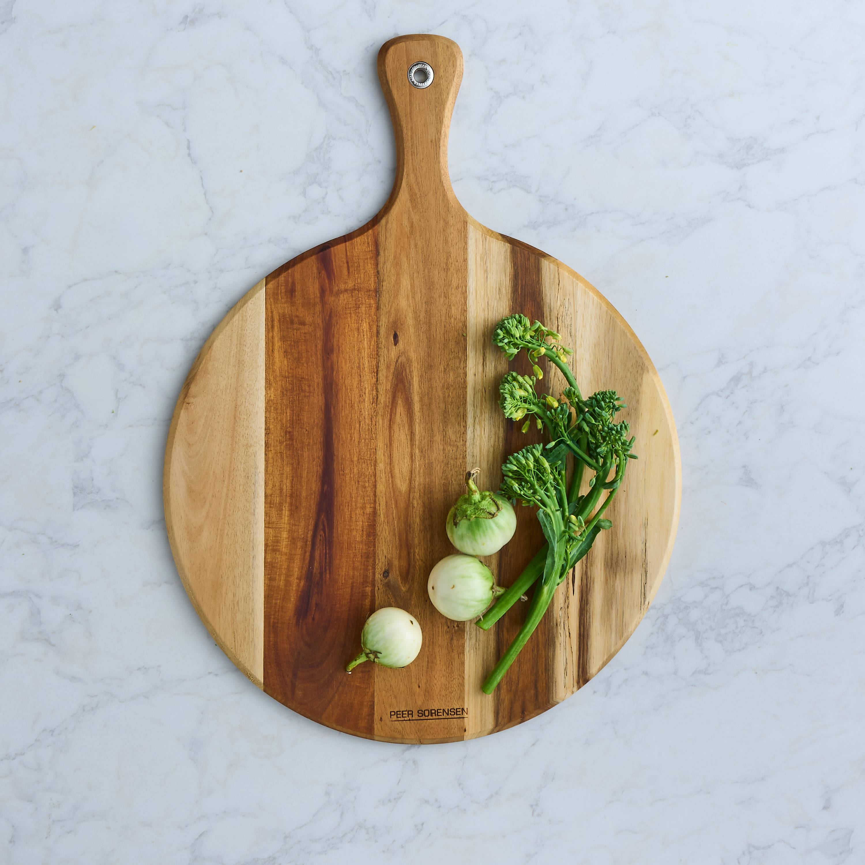 Peer Sorensen Round Paddle Serving Board 54.5x40.5x1.2cm - Acacia Wood