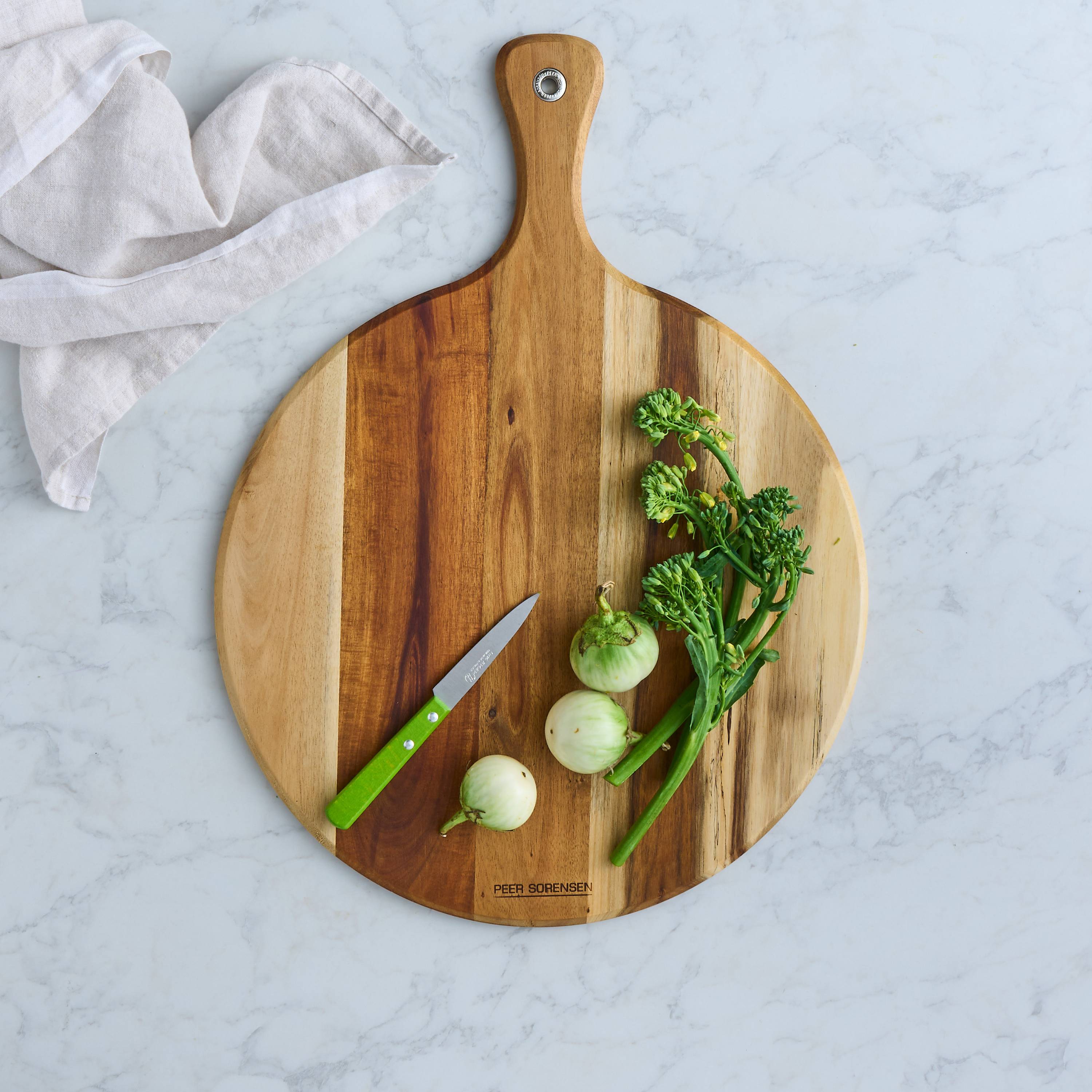 Peer Sorensen Round Paddle Serving Board 54.5x40.5x1.2cm - Acacia Wood