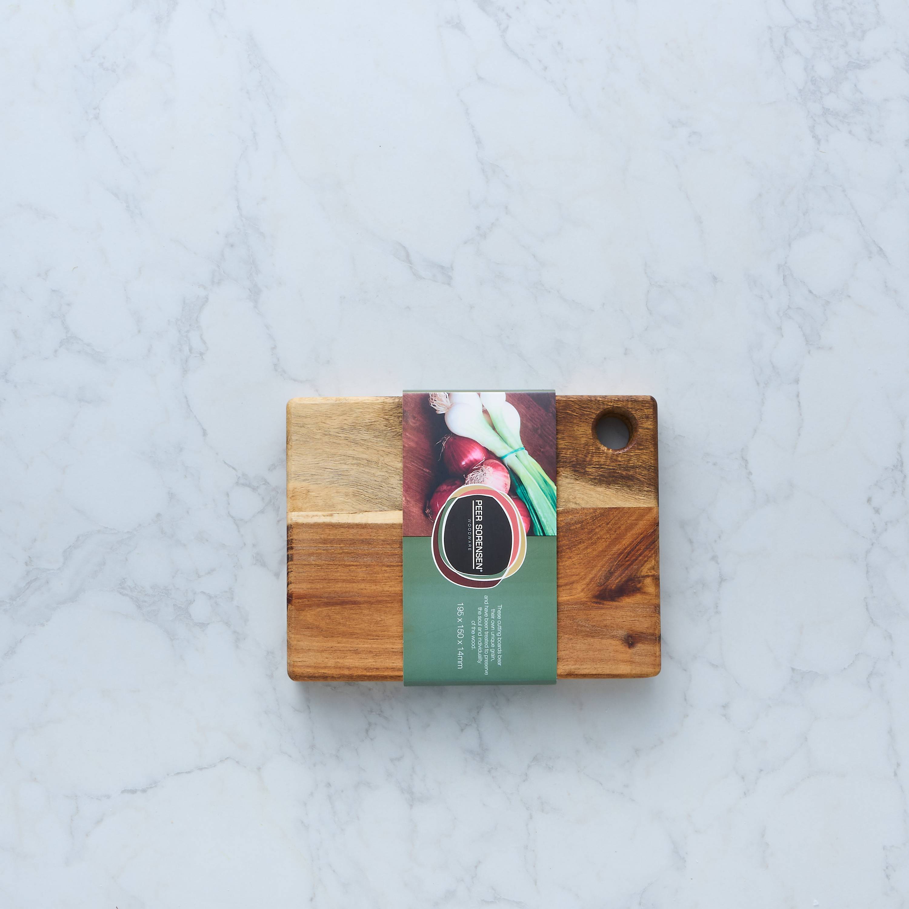 Peer Sorensen Utility Board Set 2 Piece 19.5x15x1.4cm - Acacia Wood