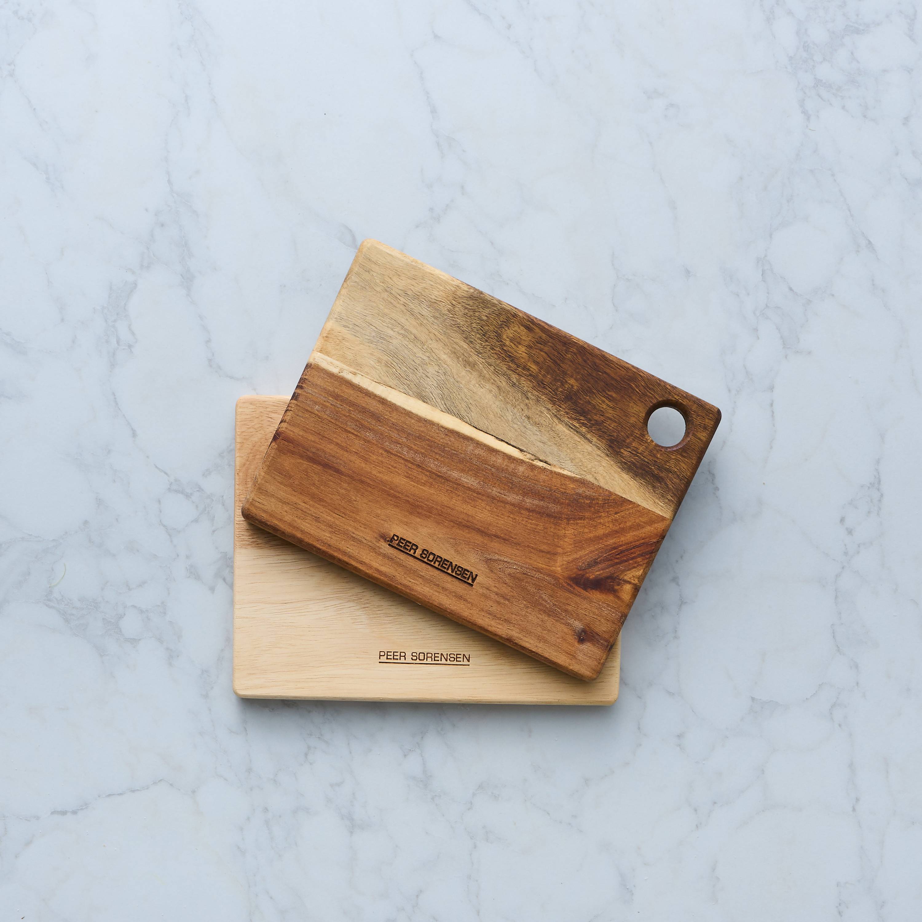 Peer Sorensen Utility Board Set 2 Piece 19.5x15x1.4cm - Acacia Wood