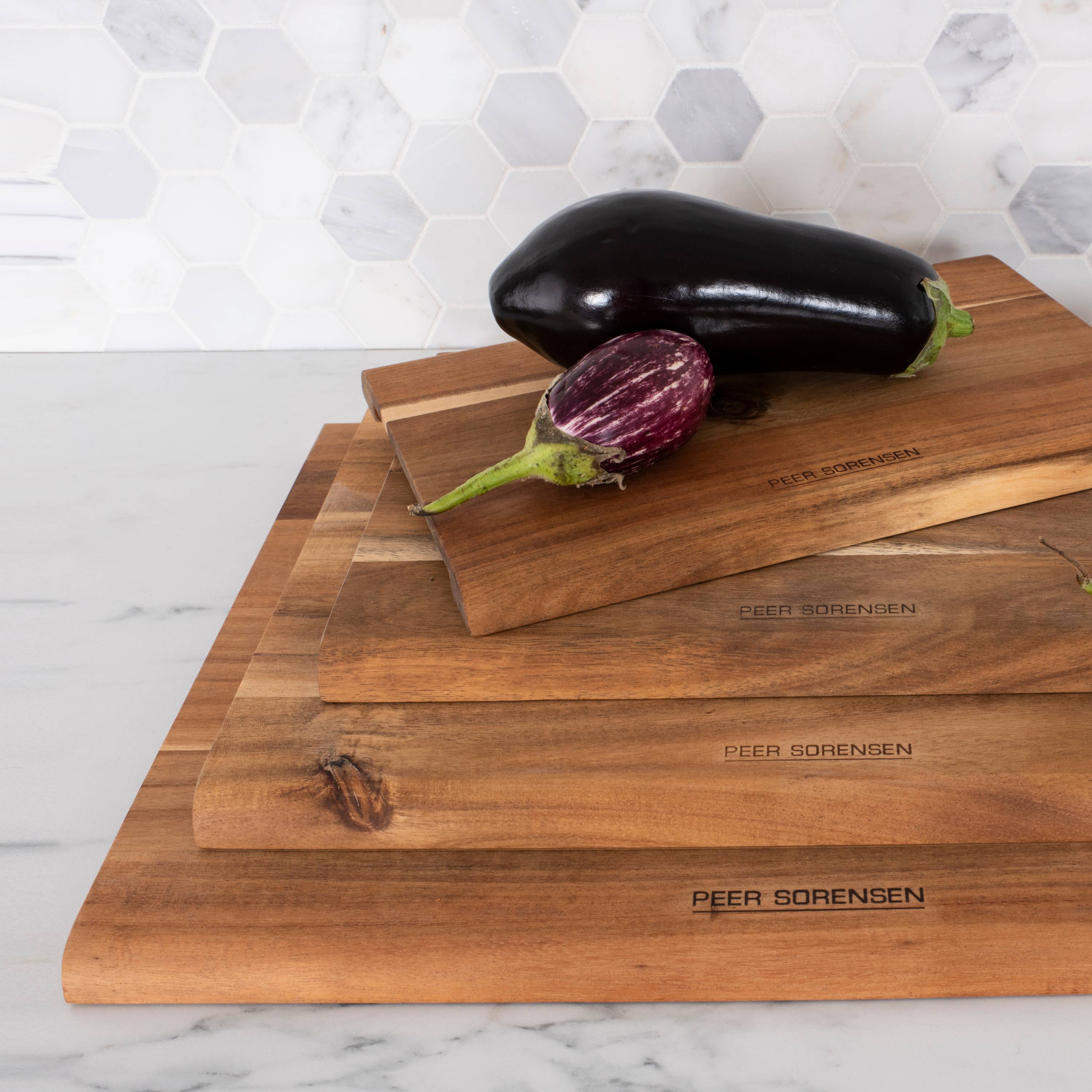 Peer Sorensen Hollowed Handle Cutting Board 30x20x1.8cm - Acacia Wood
