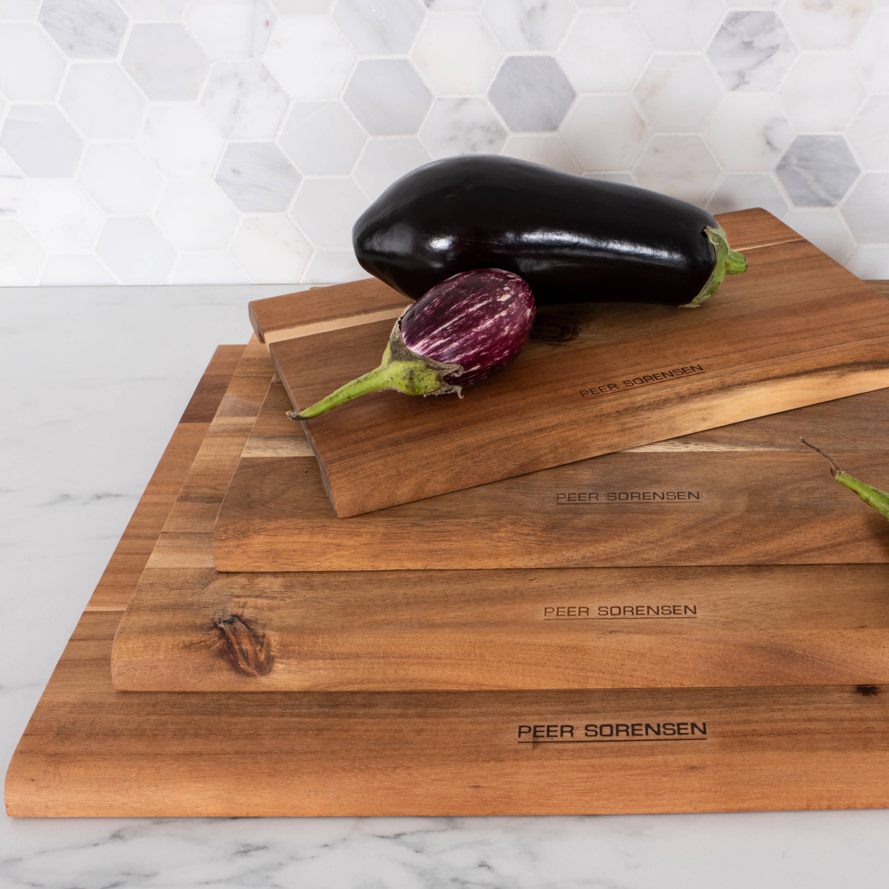 Peer Sorensen Hollowed Handle Cutting Board 30x20x1.8cm - Acacia Wood