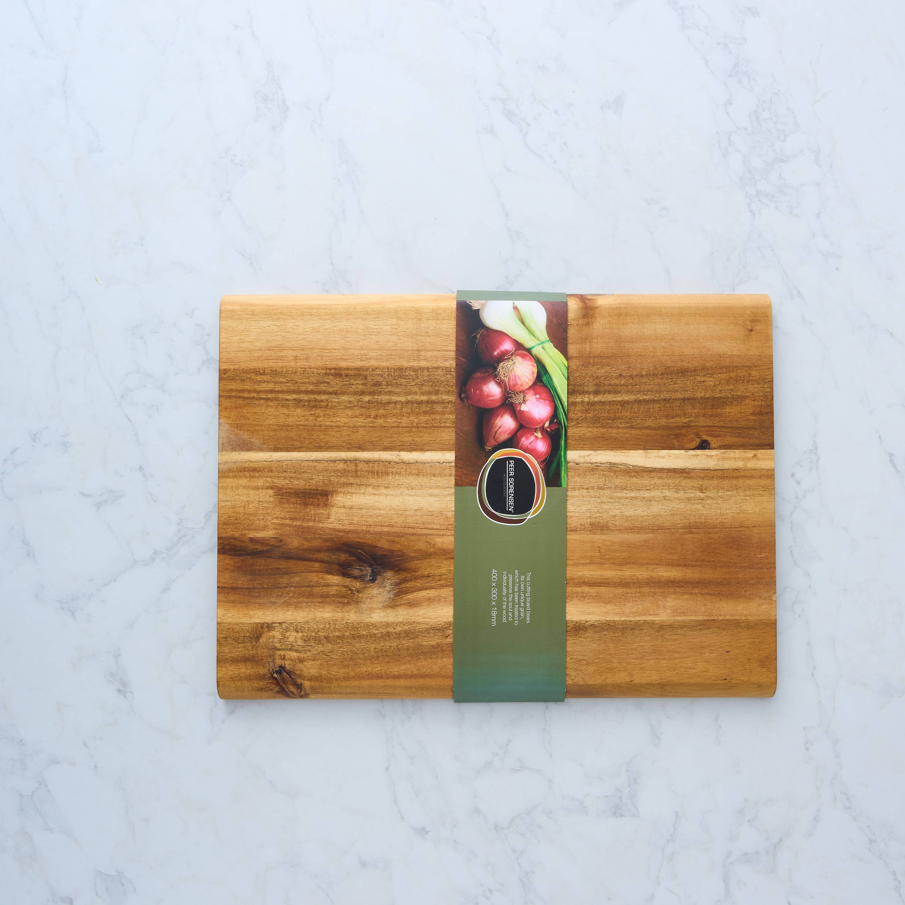 Peer Sorensen Hollowed Handle Cutting Board 40x30x1.8cm - Acacia Wood
